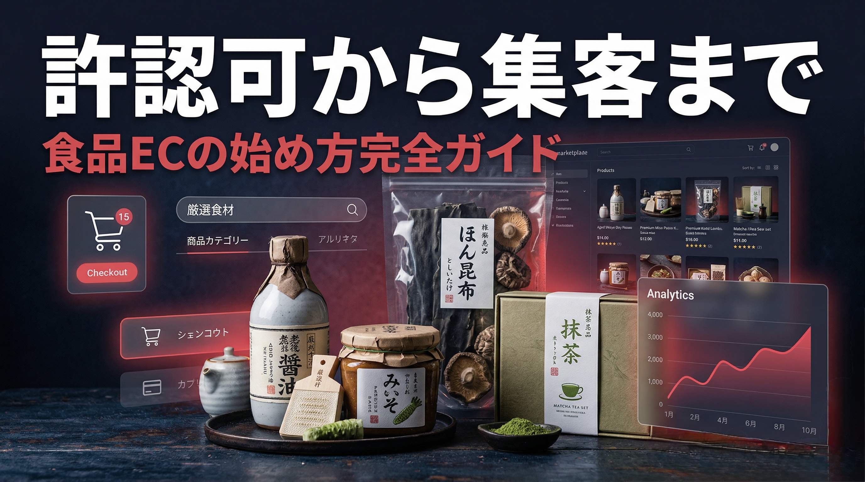 食品ECの始め方完全ガイド｜許認可から集客まで