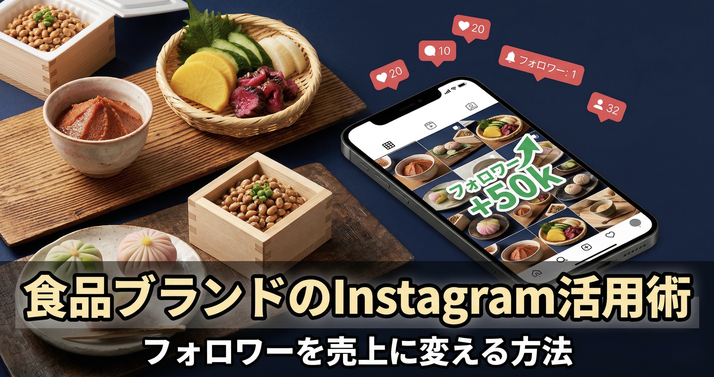 食品ブランドのInstagram集客術｜フォロワーを増やして売上につなげる方法
