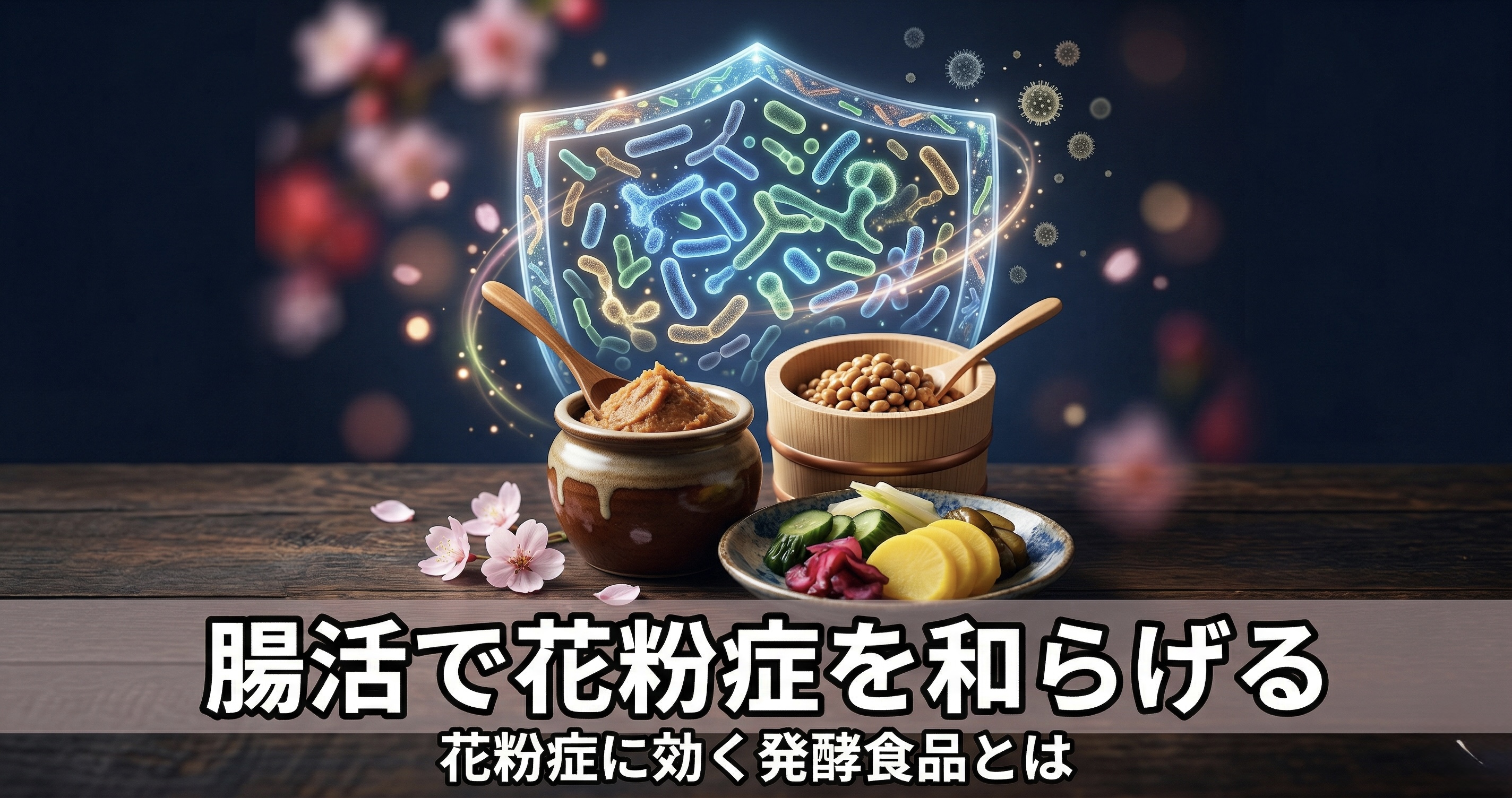花粉症対策に発酵食品は効く？科学的根拠とおすすめ食品