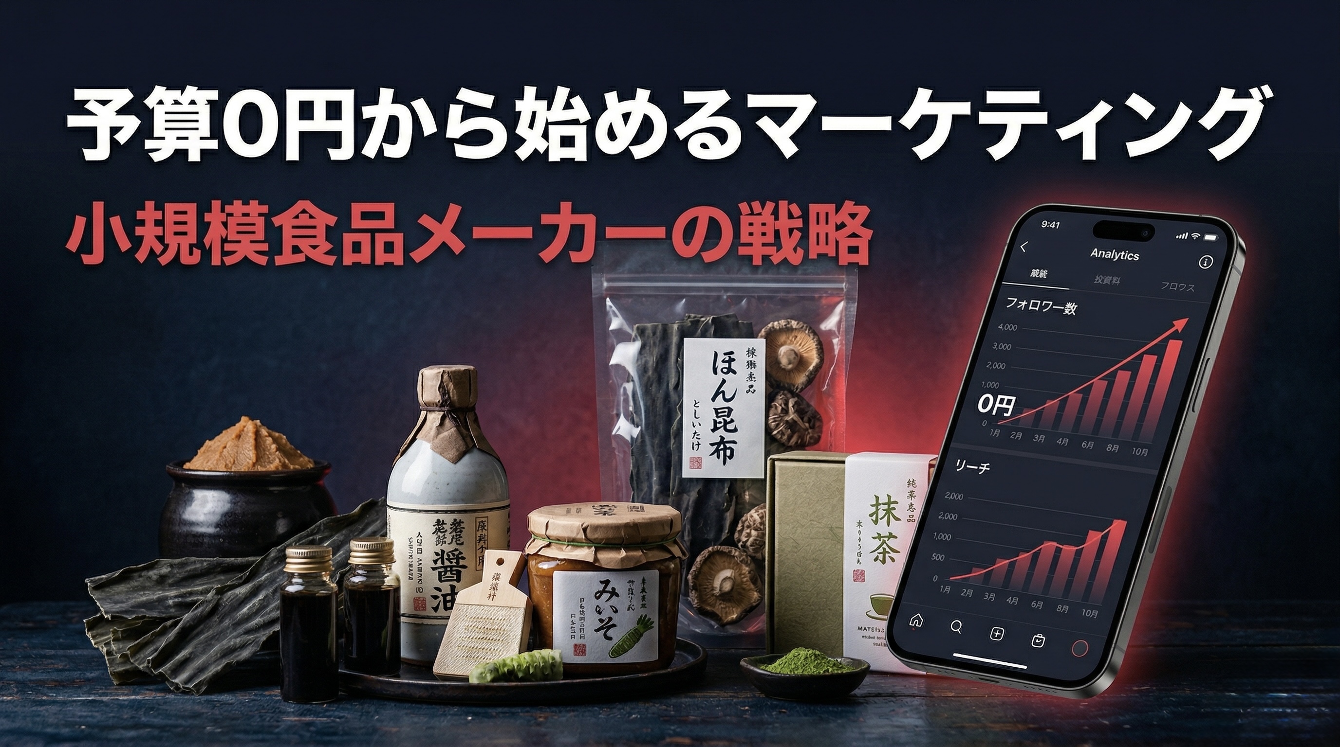 小規模食品メーカーのマーケティング戦略｜予算0円から始める方法