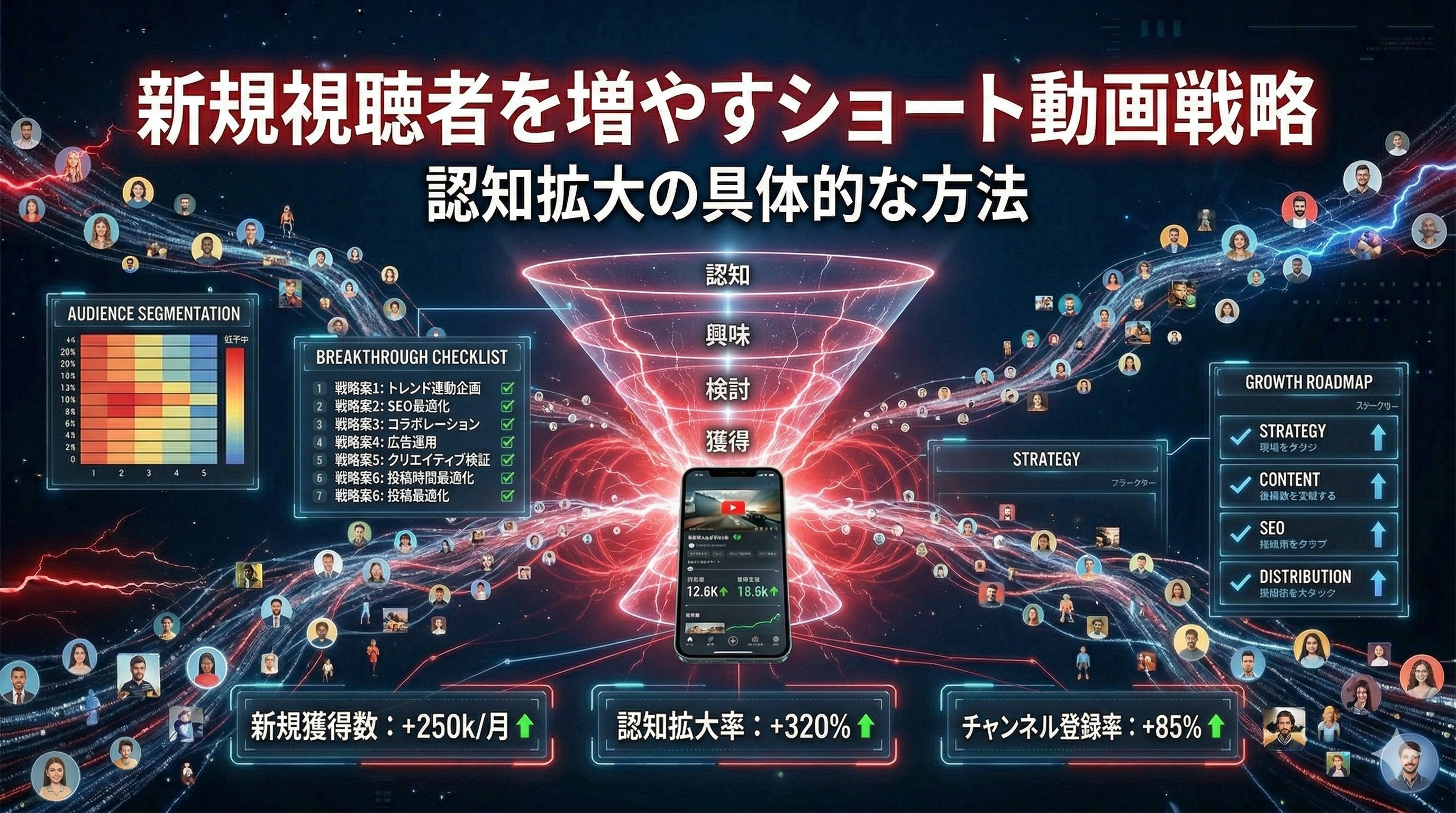 YouTubeの新規視聴者を増やす7つの方法｜ショート動画戦略が鍵