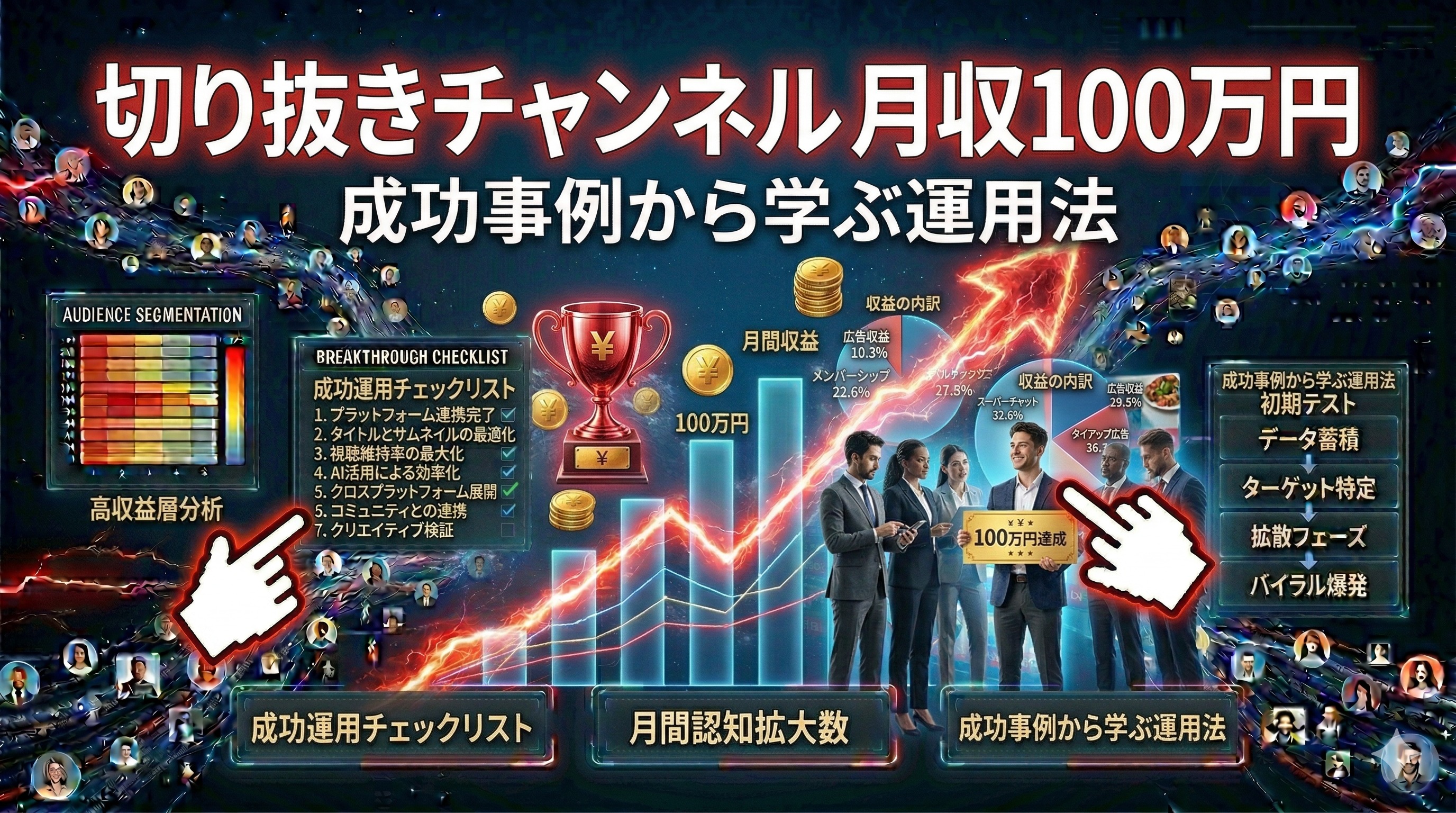 切り抜きチャンネルの成功事例5選｜急成長の秘訣を分析