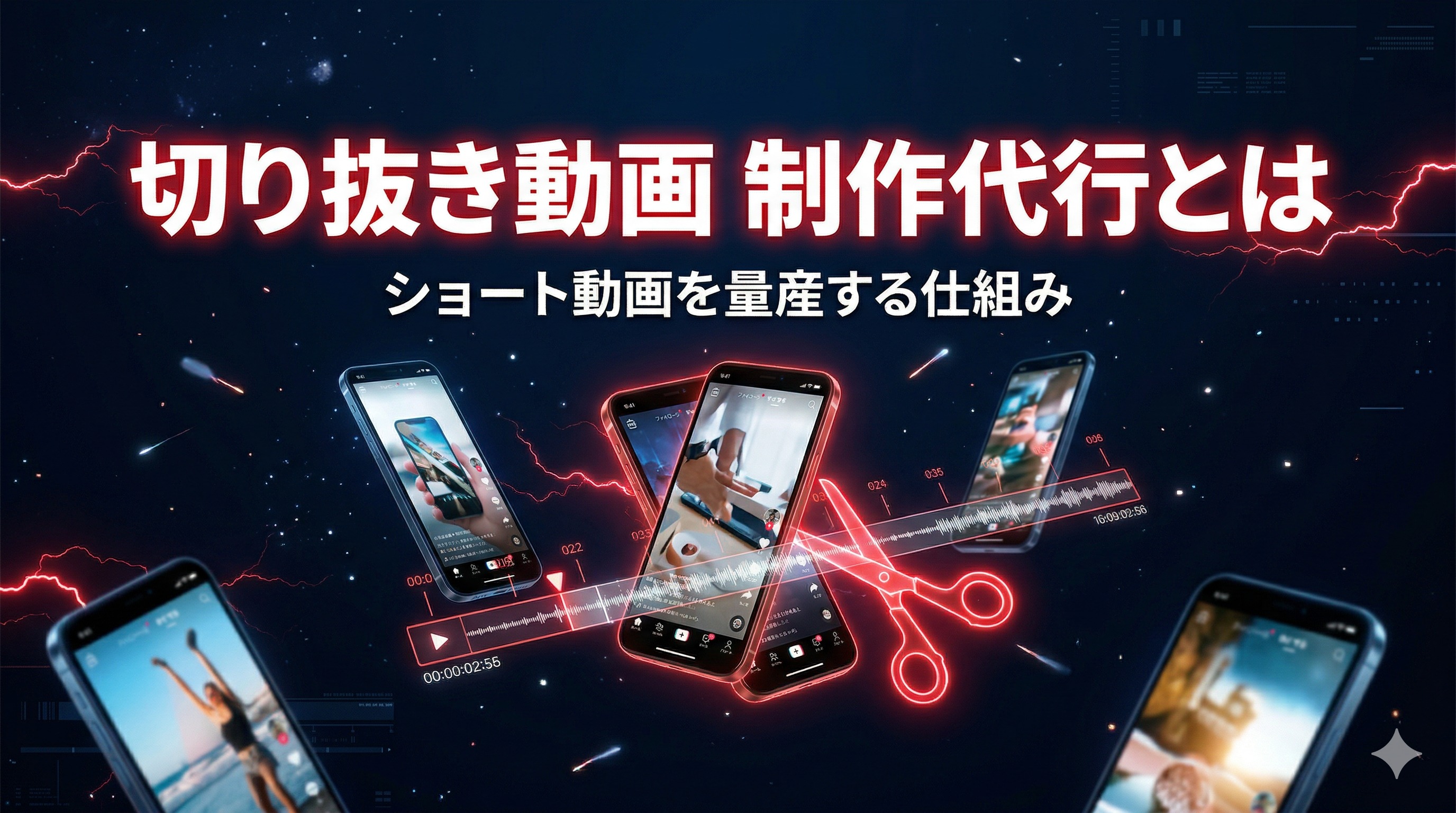 ショート動画の切り抜き代行サービスとは？メリットと費用相場