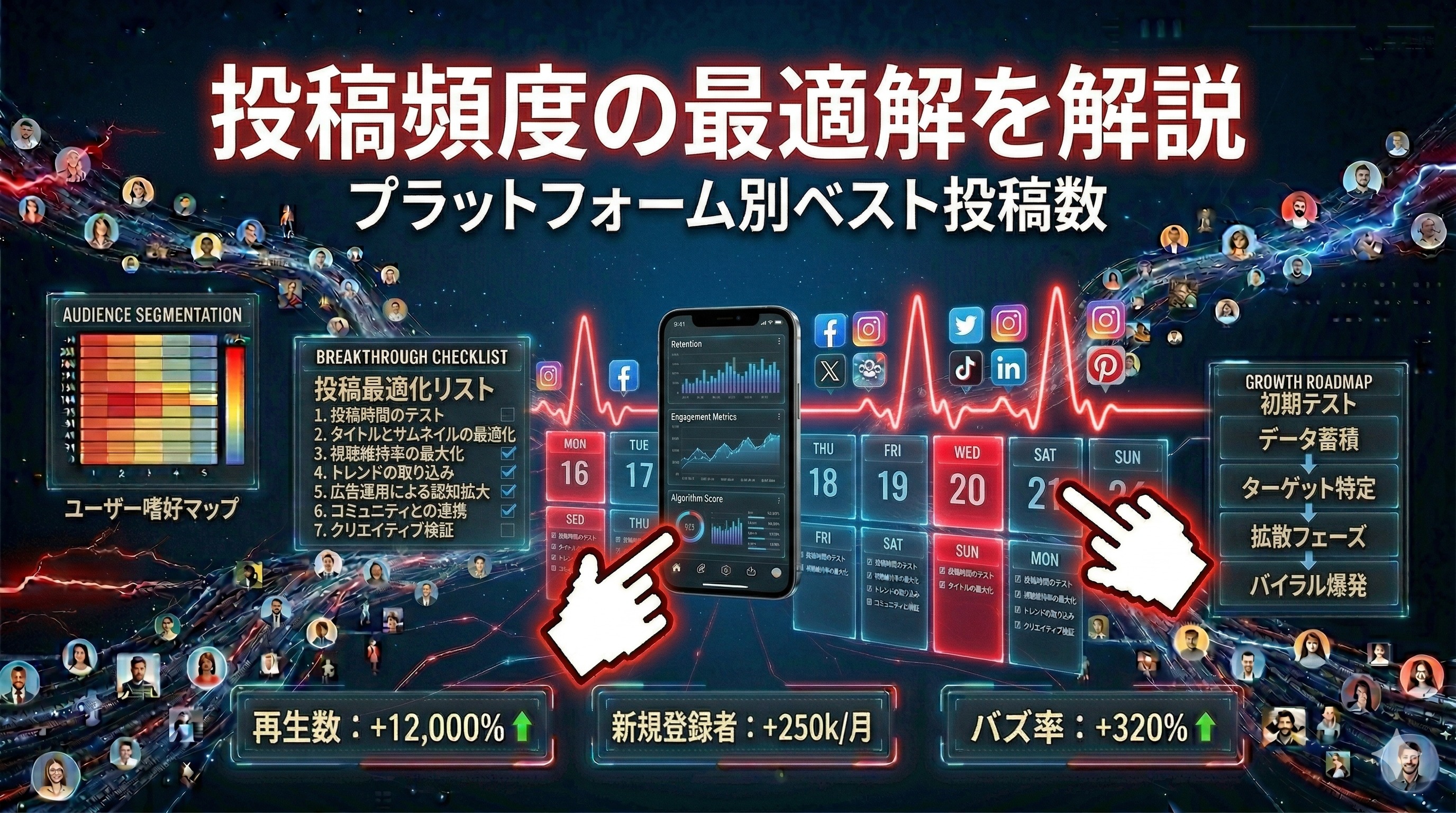 ショート動画の最適な投稿頻度は？毎日投稿の効果を検証